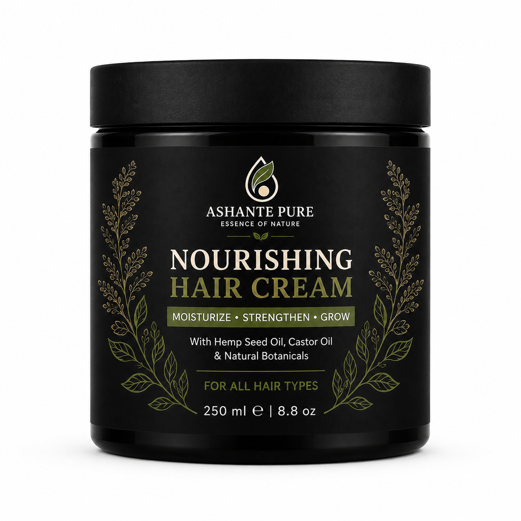 ASHANTE PURE Nourishing Hair Cream - moisturize, strengthen & grow [250ml]