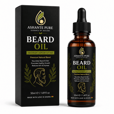 ASHANTE PURE Nourishing Beard Oil - Soften, Nourish & Condition [50ML]