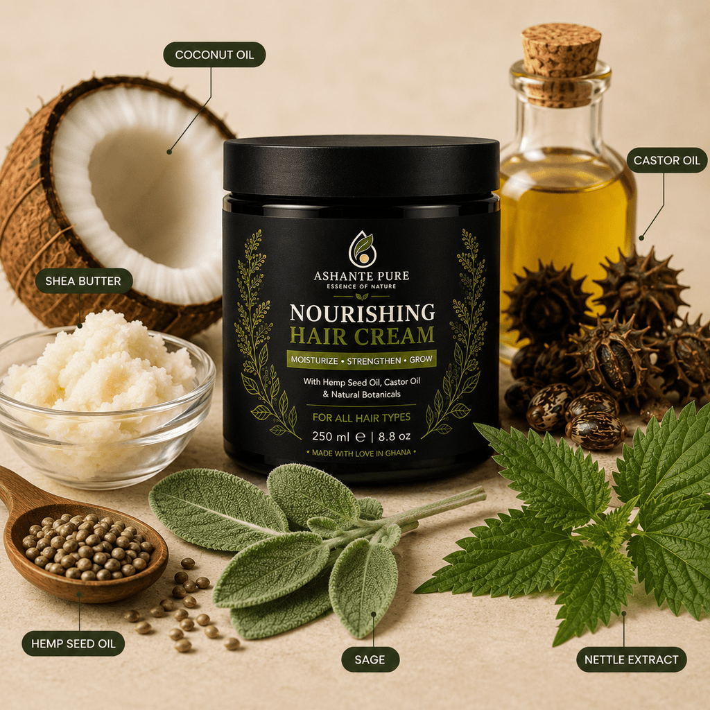 raw organic shea butter  - ashantepure